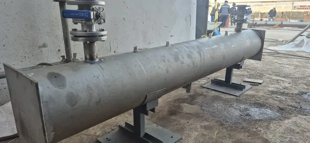 Kollektör imalatı — SNN Mühendislik tamamlanan proje