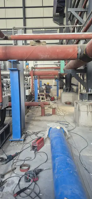 Kazan dairesi boru hatları — SNN Mühendislik tamamlanan proje