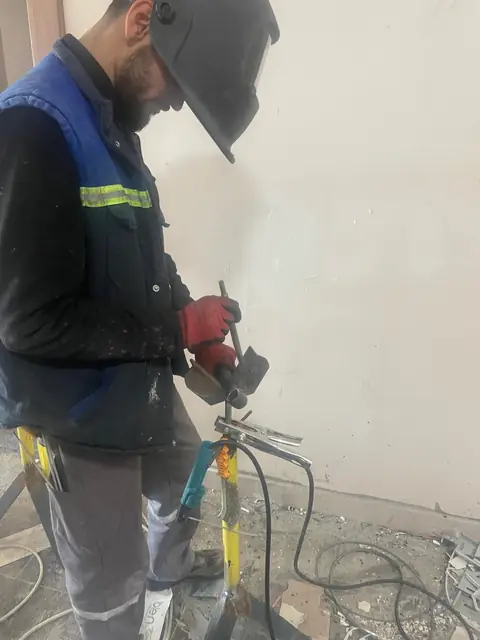 Sahada kaynak işleri — SNN Mühendislik tamamlanan proje